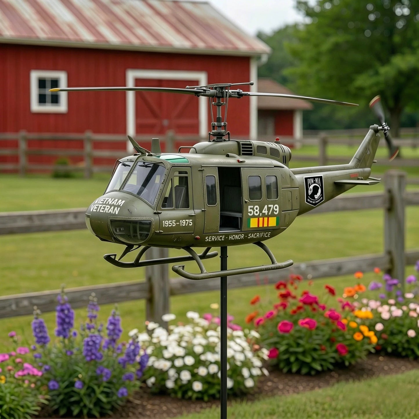 🎁Last Day Promo: 49% OFF 🎖️-Vietnam Veteran UH-1 Helicopter Wind Spinne