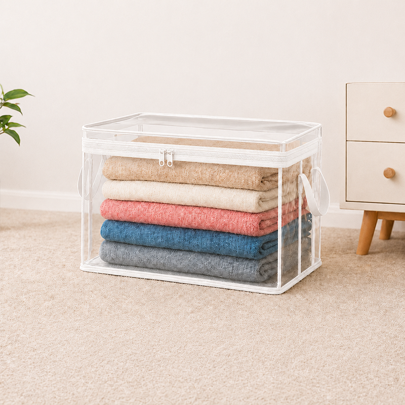 🔥Limited TimePromotion 49% OFF 📦Large Heavy-Duty Thick Plastic Clear Storage Bag for Clothes, Moving & Storage