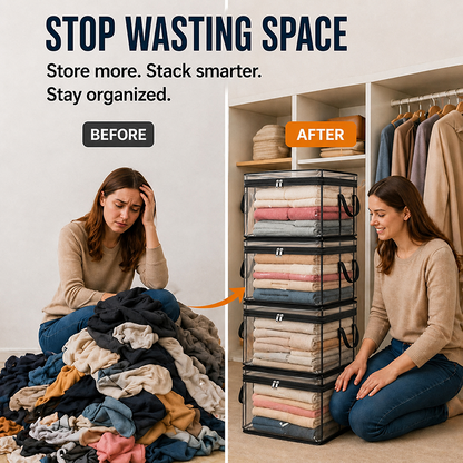 🔥Limited TimePromotion 49% OFF 📦Large Heavy-Duty Thick Plastic Clear Storage Bag for Clothes, Moving & Storage