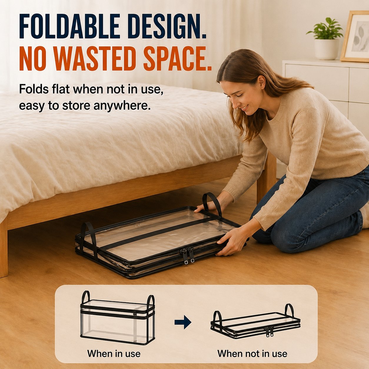🔥Limited TimePromotion 49% OFF 📦Large Heavy-Duty Thick Plastic Clear Storage Bag for Clothes, Moving & Storage