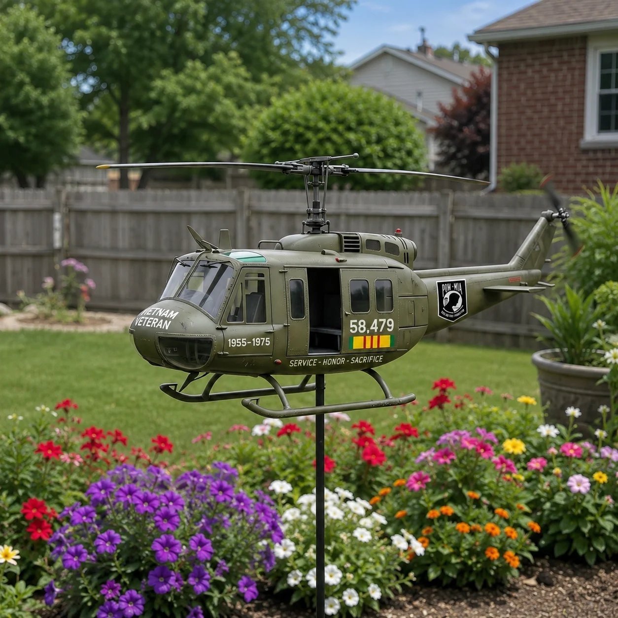 🎁Last Day Promo: 49% OFF 🎖️-Vietnam Veteran UH-1 Helicopter Wind Spinne